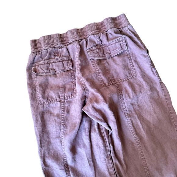 Athleta Cabo Retreat Linen Pant Hearth Rose 4 - Picture 6 of 6